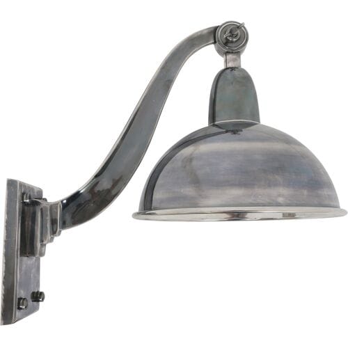 KS Verlichting Wandlamp Halifax Antiek Zilver
