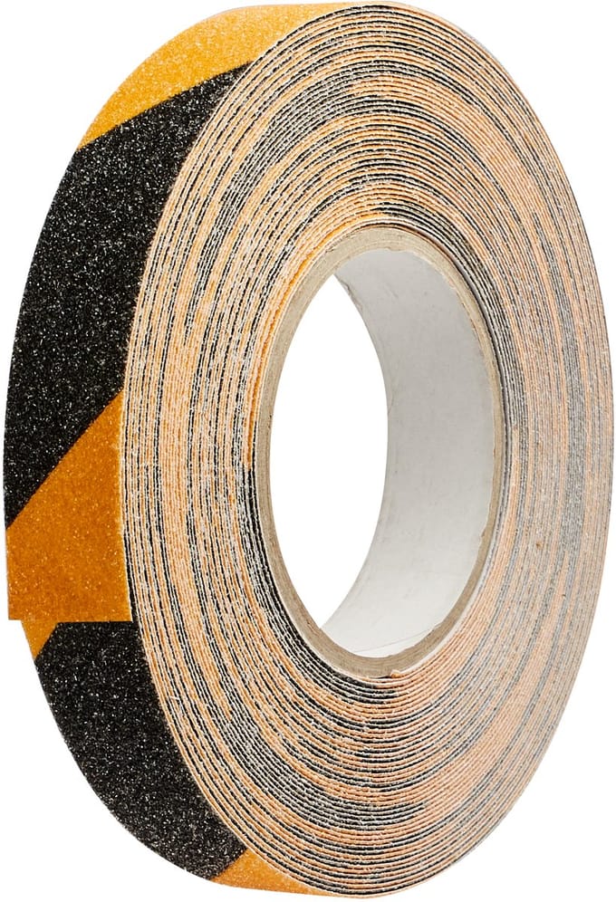 25mm - Antislip Tape - Geel/Zwart - 18 Meter Op Rol