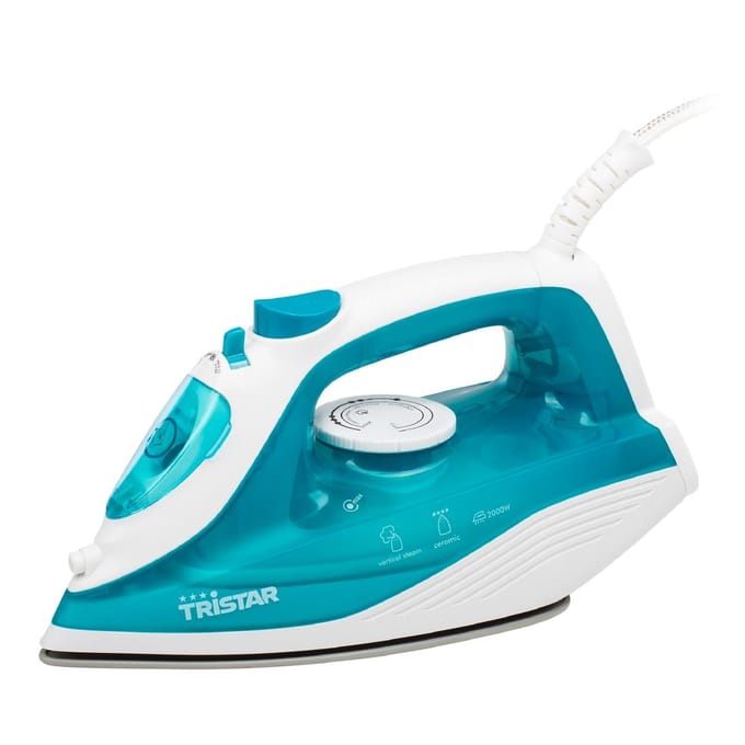 Tristar ST-8300 - Strijkijzer 2000W - Stoomstrijkijzer 0,21L - 16g per min stoomprodcutie - Groen