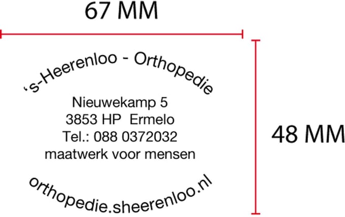 Stempelplaatje Posta LL805