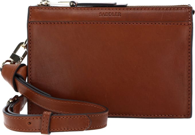 SADDLER Schoudertas Avondtas Edith Crossbody Bag Cognac Bruine