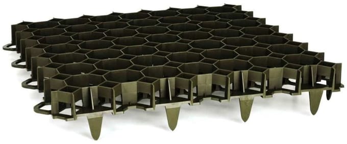 Rasengitter groen, RKP1 ca. 49,2x49,2x3,9cm, Grastegels kunststof