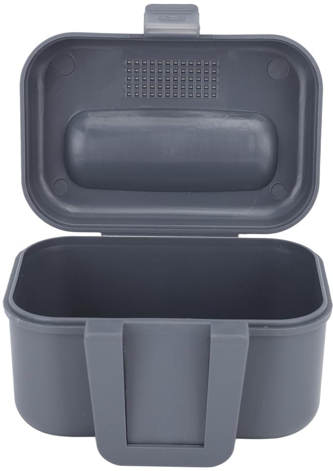 Dailygoods- Aasbox Waterdicht - Hittebestendige Aas Houder - Draagbare Aasdoos - Geperforeerd Deksel - Duurzaam Kunststof - Optimale Ventilatie - Levend Aas Doos