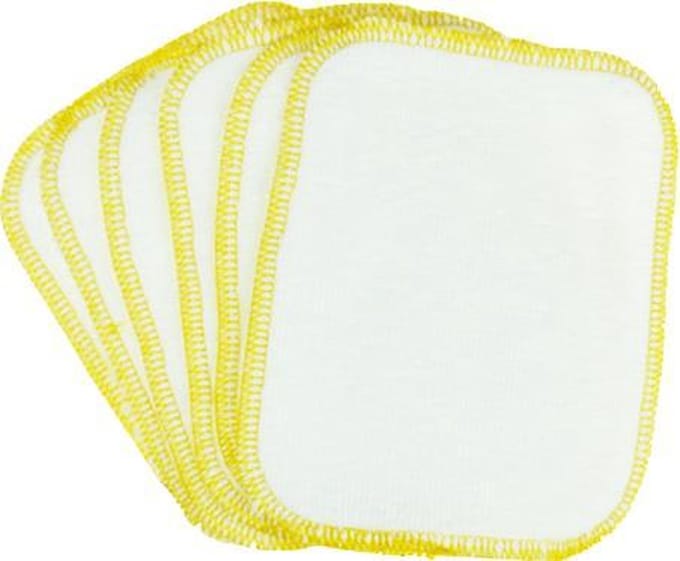 BilliesBox doekjes - Wasbare doekjes - Geel