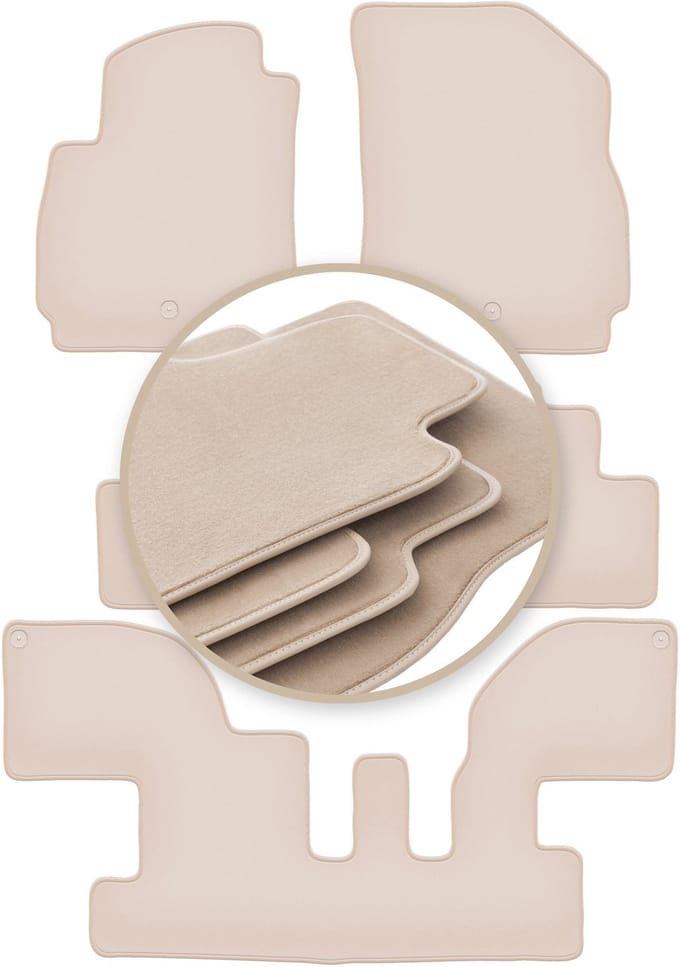 PREMIUM beige vloermatten voor: Chevrolet Orlando I minivan 2010-2018