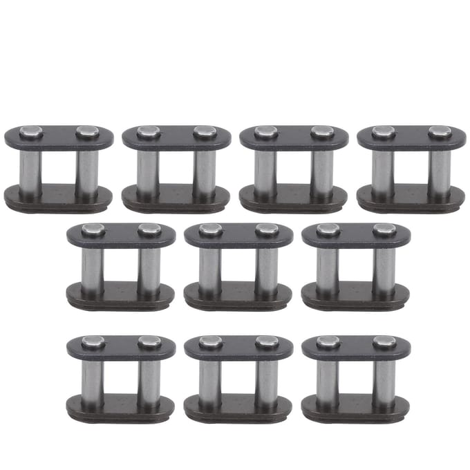 10 stuks T8f Ketting Meesterschakel Staal Slijtvastheid Connectoren Lichtgewicht Directe Vervanging black