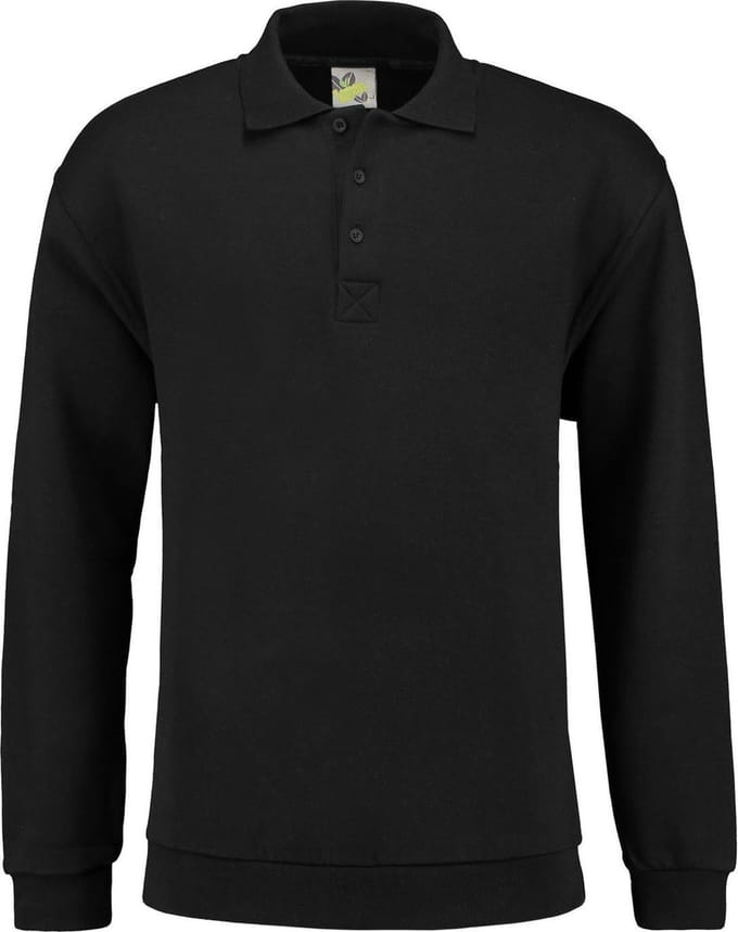 Lemon & Soda L&s Sweater Polo For Him Black Mt. S