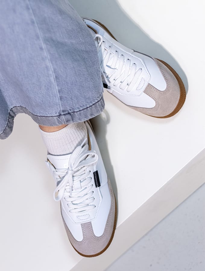 Dames Sneakers Steve Madden Emporia White/black Wit - Maat 38