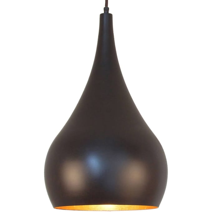 Menzel Solo hanglamp Ui bruin-zwart 30cm