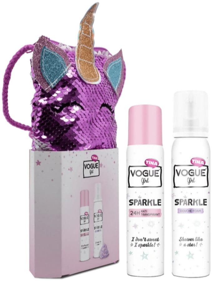 Vogue Girl Sparkle geschenkset met Unicorn tasje