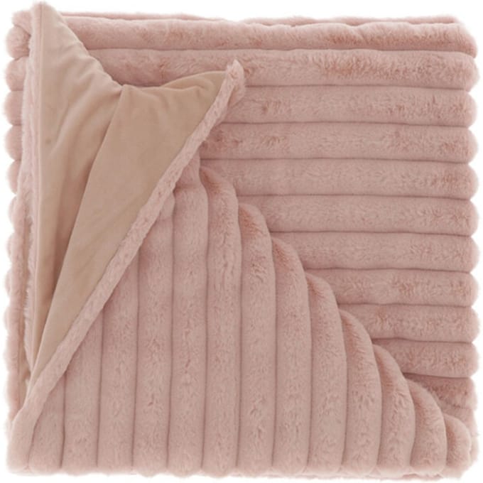 Unique Living | plaid peppe 150x200cm old pink