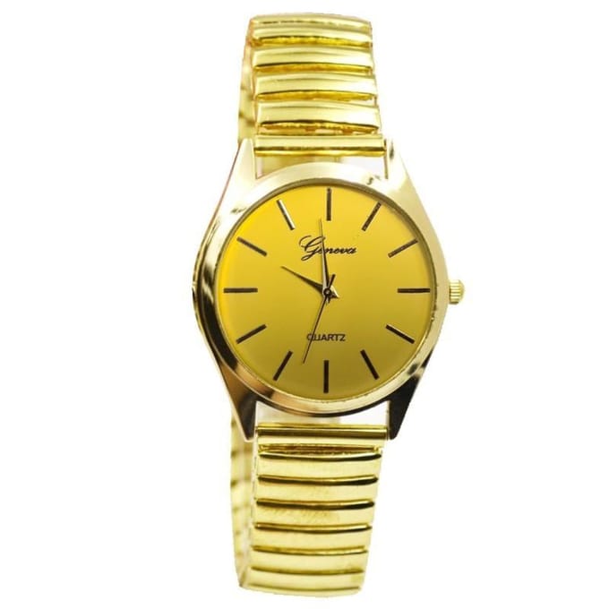 Fako - Horloge - Rekband - Geneva - 31mm - Goudkleurig