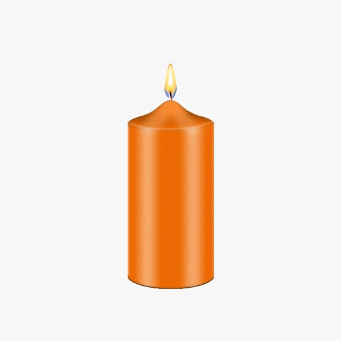 Neon Oranje kaars kleurstof - Bekro 457 - 5 gr