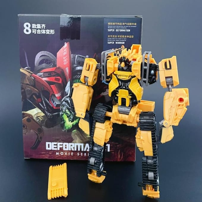 AOYI 8 en 1 BMB Jouets de Transformation KO Série Studio SS Devastator Figurine d'Action Cool Modèle d'Ingénierie Robot Voiture de Film pour Enfant Cadeau Durable