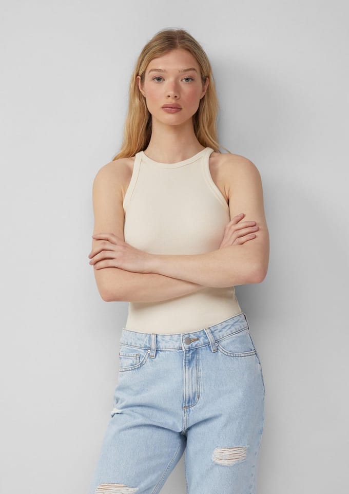 Gescheurde Tanktop Dames QS