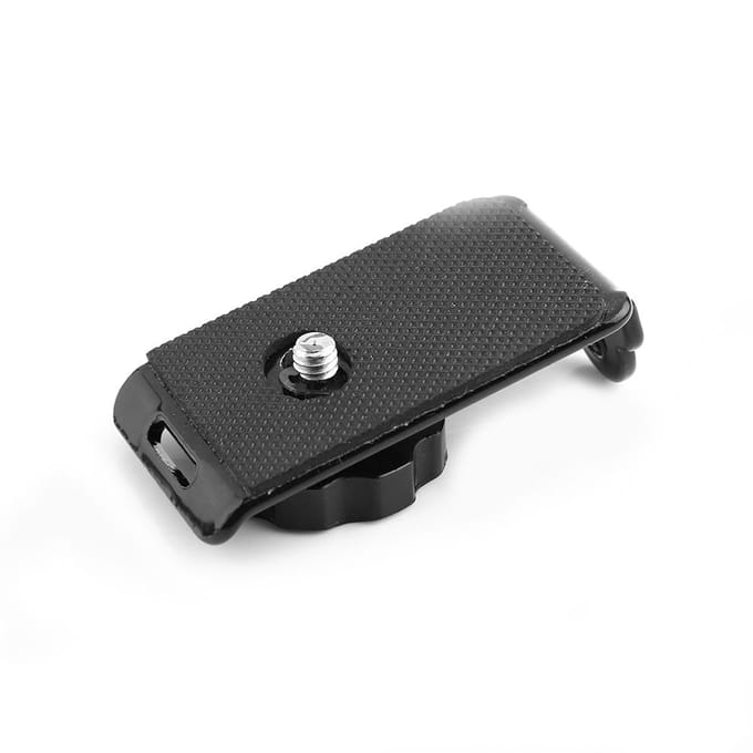 1 4 Type Schroef Zwarte Bandplaat Snelontgrendelingsgesp DSLR Camera Schouder Nekriem gray