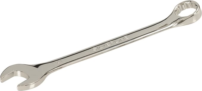Silverline Steekringsleutel - gehard staal - 21 mm - chroom - hoogglans afwerking
