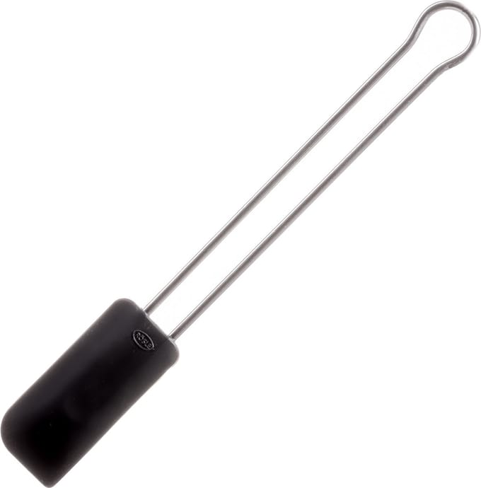Rösle Spatula/dough scraper narrow 20 cm Steel/Black