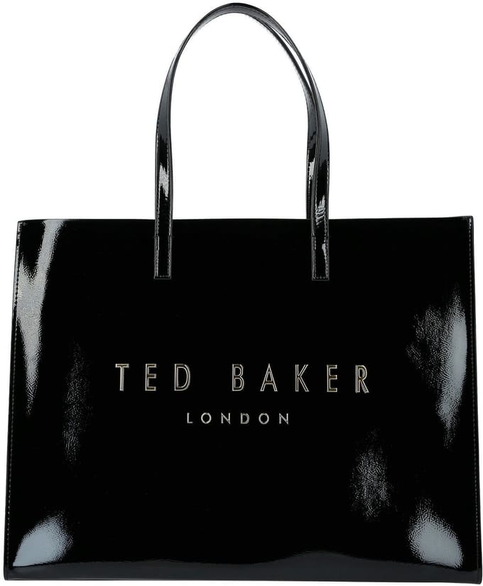 Ted Baker schoudertas Crikon Crinkle Icon Bag Black zwart