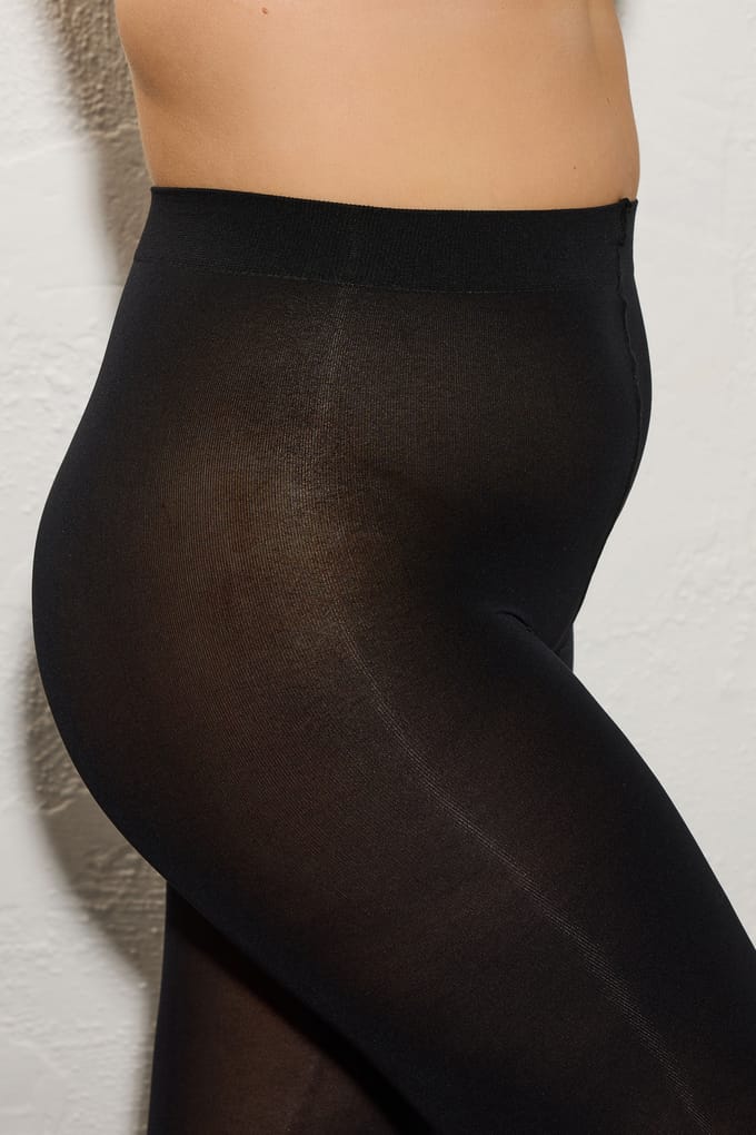 Yours Zwarte Luxe Panty Van 120 Deniersize 56-60