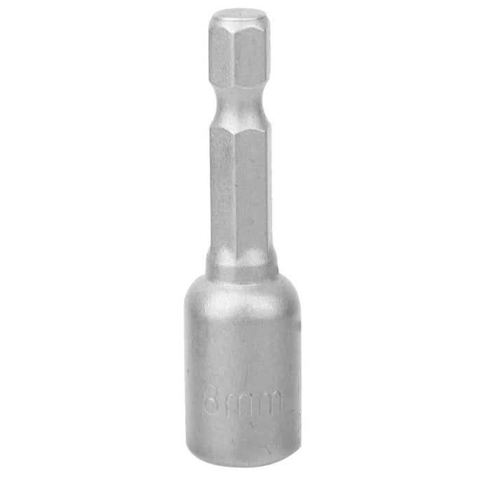 Magnetische Zeskant Dop Universeel Zwart Oppervlak Behandeld (5 Stuks 50 mm Lang 8 mm Diameter)