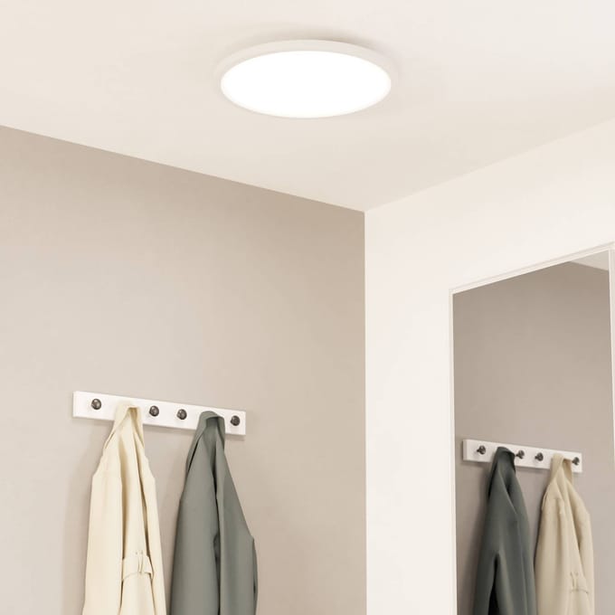 EGLO connect.z Sarsina-Z Plafondlamp - Ø 45 cm - Wit - Instelbaar wit licht - Dimbaar - Zigbee
