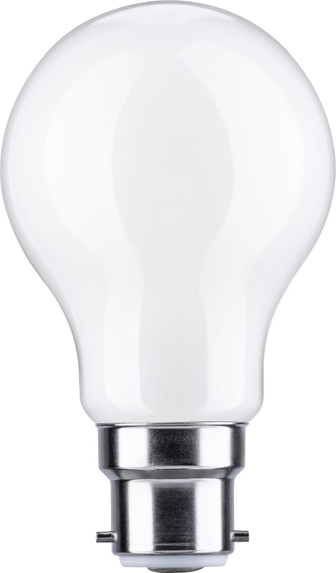 Paulmann LED lamp B22d A60 9W 2.700K opaal