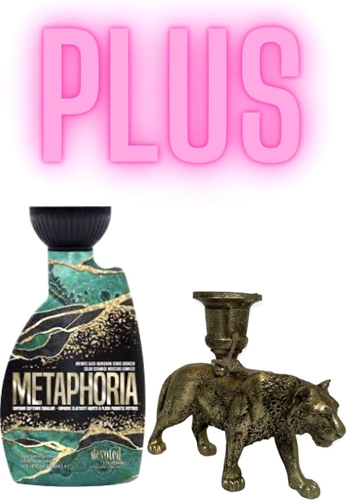 Devoted Creations Metaphoria 400 ml PLUS Kandelaar Tijger Bronze
