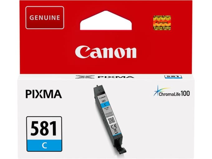 Canon CLI-581C - Inktcartridge - Origineel - Standaard capaciteit - Cyaan