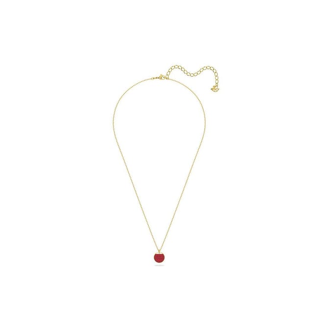 Pendentif Swarovski Ginger Ton Doré Rouge Bijoux Femme 5642941 Red,F beige