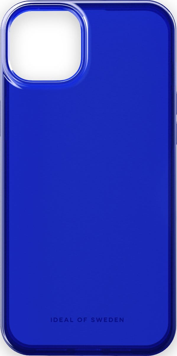 iDeal of Sweden Clear Case iPhone 15 Plus Cobalt Blue