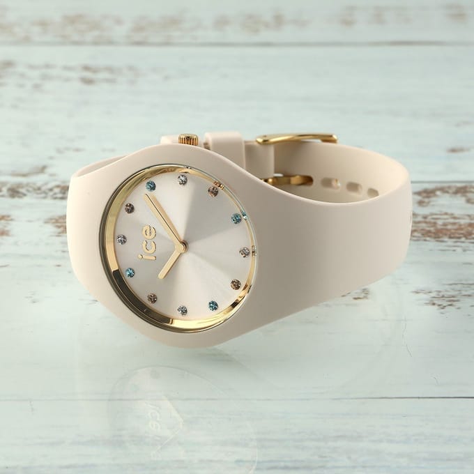 Ice Watch Ice Cosmos - Vanilla 022358 Horloge - Siliconen - Crème - Ø 37 mm