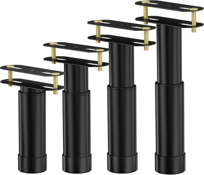 4 Stuks In Hoogte Verstelbare Steunpoten voor Bedframe