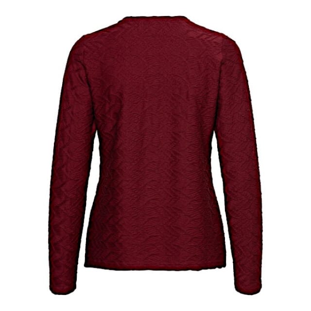 &Co Woman &co women top lonneke jaquard wine red