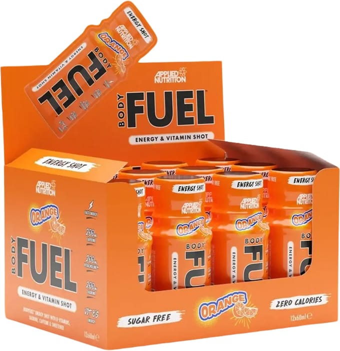 Body Fuel Energy Shot - 12x 60 ml - Orange