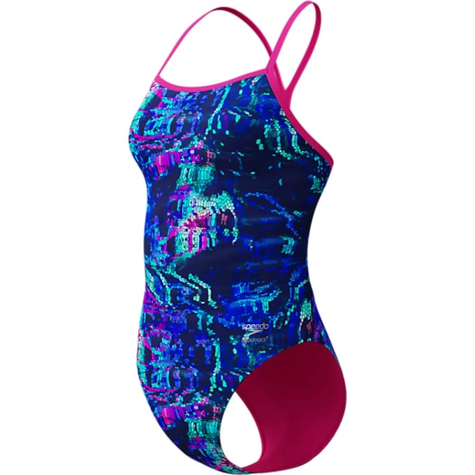Dameszwempak 1-delig met print Speedo V-Back 2.0