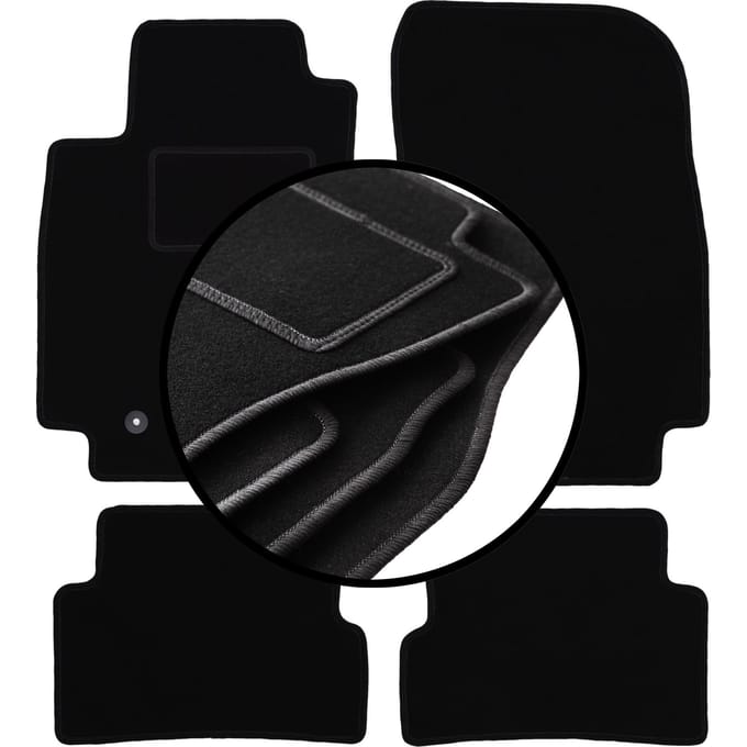 Complete set veloursmatten voor: Renault Captur SUV (2013-2019)