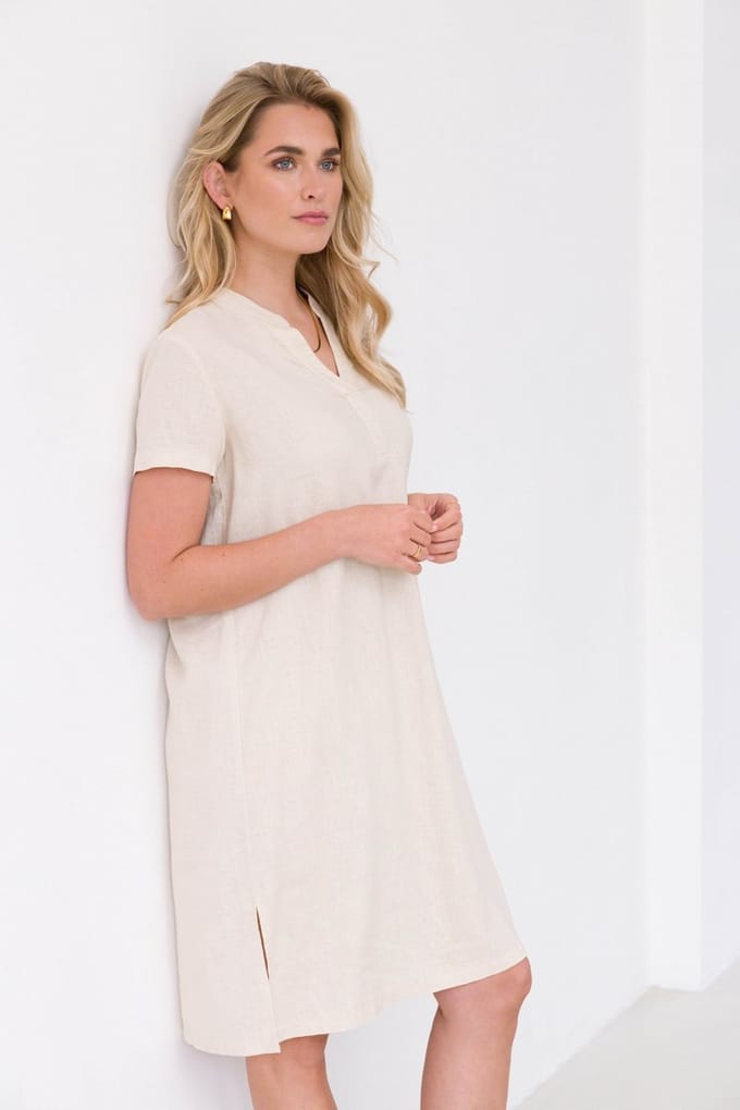 BASE LEVEL Yacin Dresses - Light Beige - maat 38
