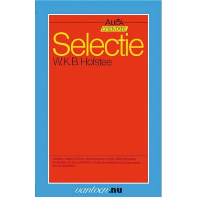Selectie - Vantoen.Nu - W.K.B. Hofstee