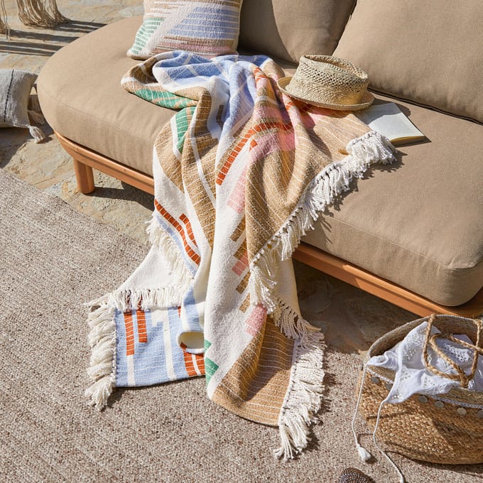 LOBERON Plaid Amapina bont