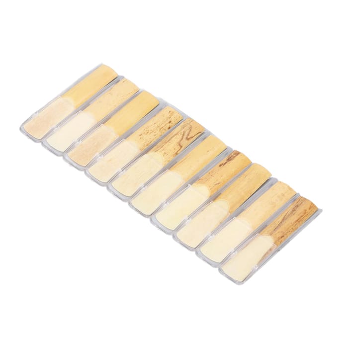 10 STUKS Tenorsaxofoon Rietjes Sterkte 2.5 Bb Toon Rietjes Vervanging voor Beginners en Uitvoerders beige