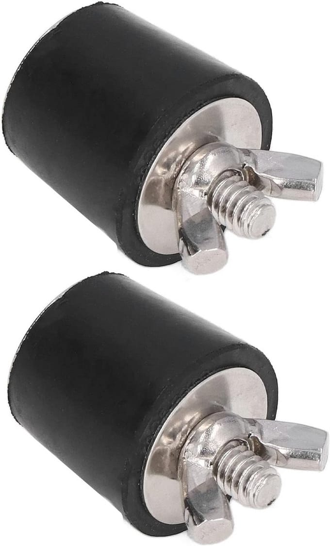 2 Stuks Zwembad Rubberen Winterstop Pluggen 25mm Taps Toelopend