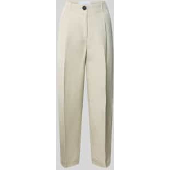 barrel fit broek met persplooien curated by Anna Schürrle