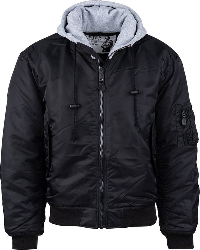 Fostex Ma-1 Hooded Bomber Jack Zwart M
