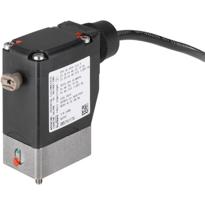 Magneetventiel 32x46 mm SFB flens NC RVS FFKM 0-2bar/29psi 24VDC 331 20035391