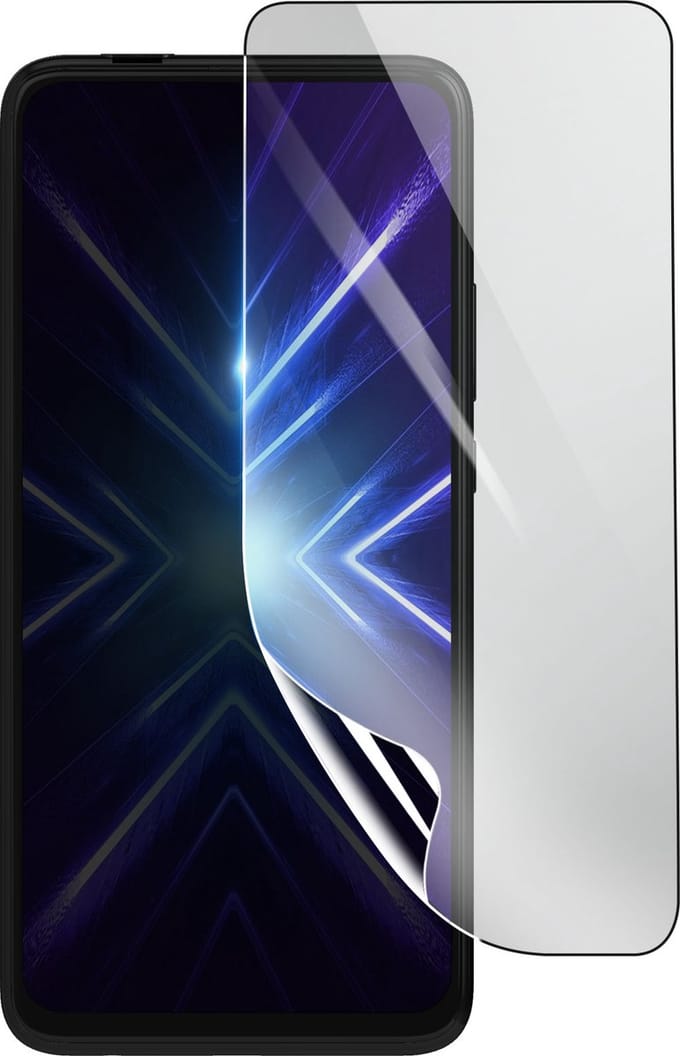 3mk, Geschikt voor Honor 9X, Schokbestendige Hydrogel Screenprotector, Transparant