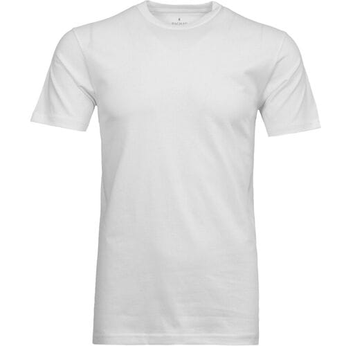 Ragman T-Shirt Uni Round Neck Single Jersey Wit / male
