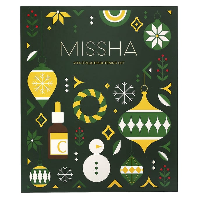 Missha, Vita C Plus Verhelderende Set, Feestdagen Editie, Set van 6 stuks white