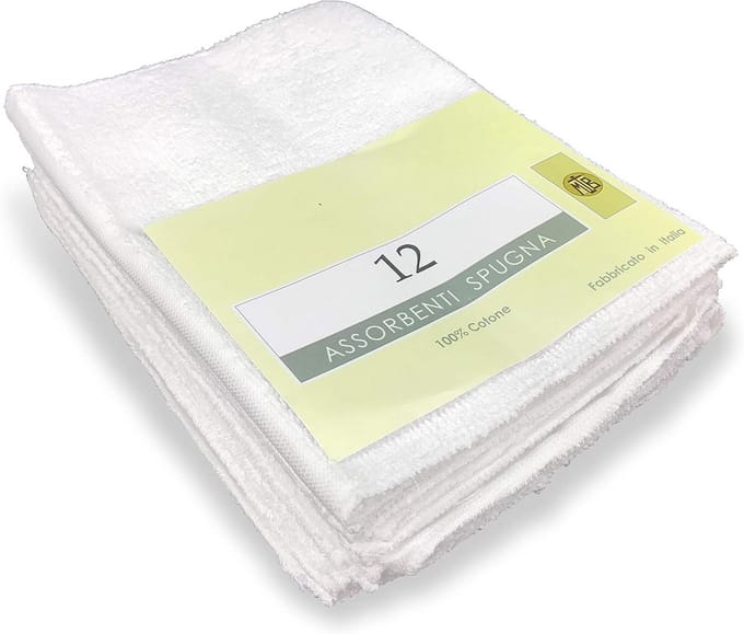 Set van 12 Wasbare Absorberende Luiers voor Dames, Hypoallergeen Katoen