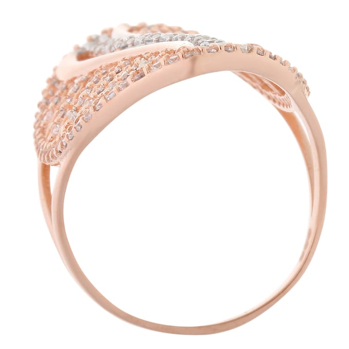 Orphelia Dames 925 Sterling Zilveren Ring - Roze ZR-7003